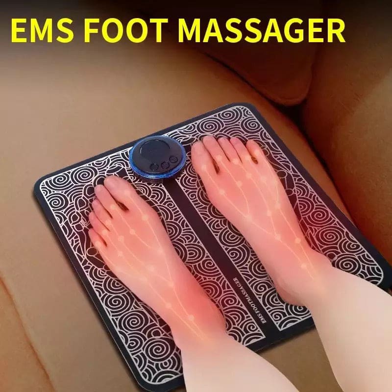 Electric EMS Foot Massager, Foldable Electric Foot Massage Mat, Acupressure Mat, Muscle Stimulation Foot Massager, Physiotherapy Foot Massager Pad, Leg Detox Spa Mat Electric EMS Foot Massager, Foldable Electric Foot Massage Mat, Acupressure Mat, Muscle Stimulation Foot Massager, Physiotherapy Foot Massager Pad, Leg Detox Spa Mat